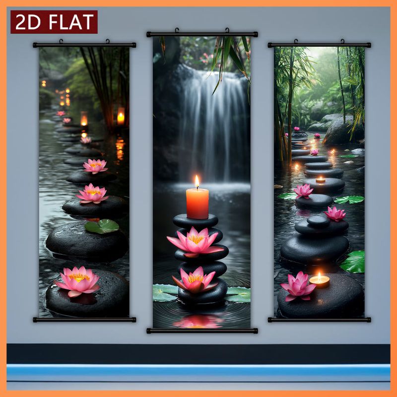 Wall Scroll Tapestry - VIKAMA Tranquil Spa Tapeçaria de Parede