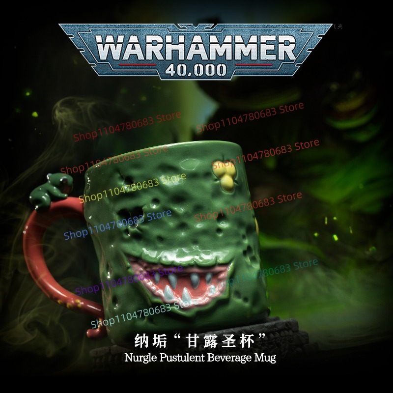 Anime Merchandise Mugs - Caneca Nurgle 40K, Copo de Cerâmica
