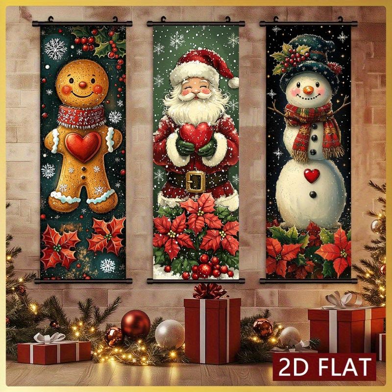 Tapeçaria de Natal VIKAMA, Dec - Wall Scroll Tapestry avaliação e preço