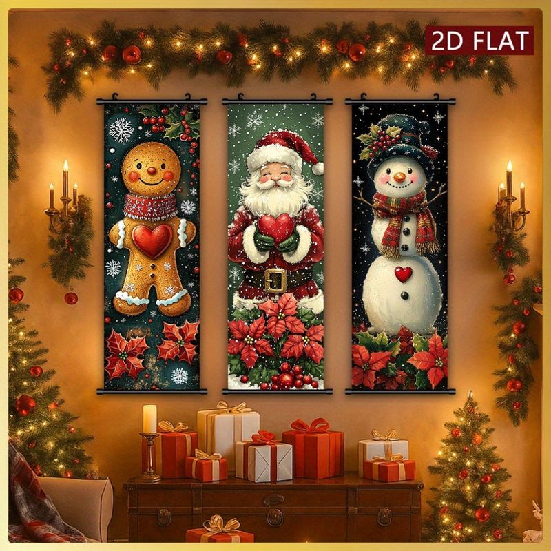 Tapeçaria de Natal VIKAMA, Dec - Wall Scroll Tapestry avaliação e preço