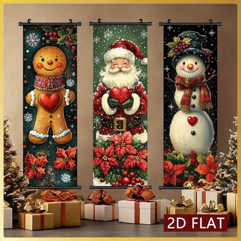 Tapeçaria de Natal VIKAMA, Dec - Wall Scroll Tapestry avaliação e preço