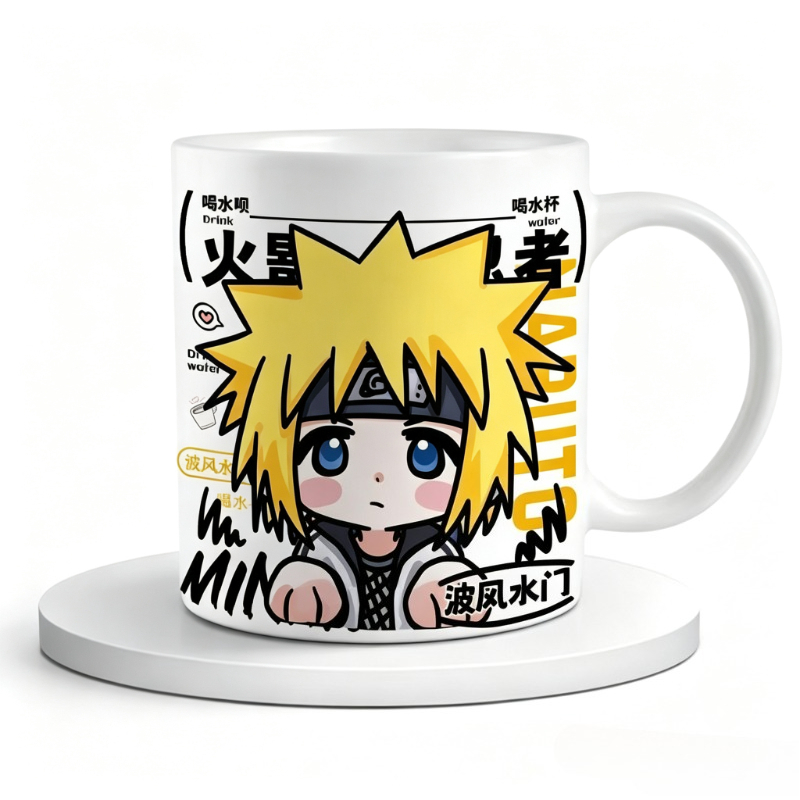 Caneca de Cerâmica Kawaii 2D C - Anime Merchandise Mugs avaliação e preço