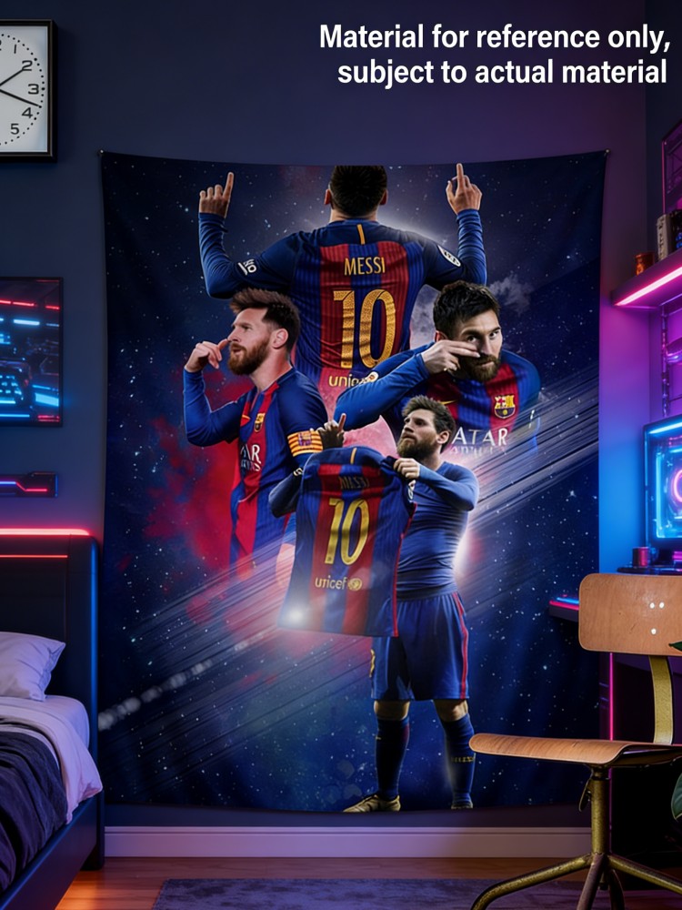 Lionel Messi Barcelona # 10 Ta - Wall Scroll Tapestry avaliação e preço