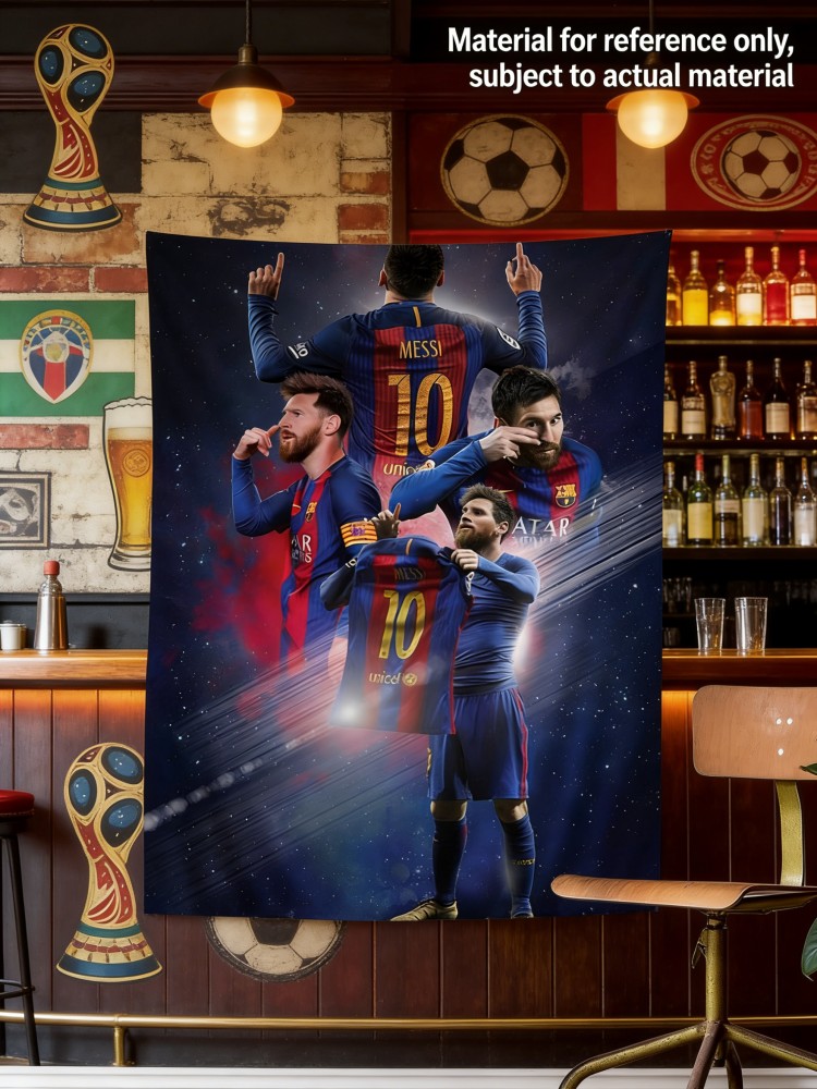 Lionel Messi Barcelona # 10 Ta - Wall Scroll Tapestry avaliação e preço
