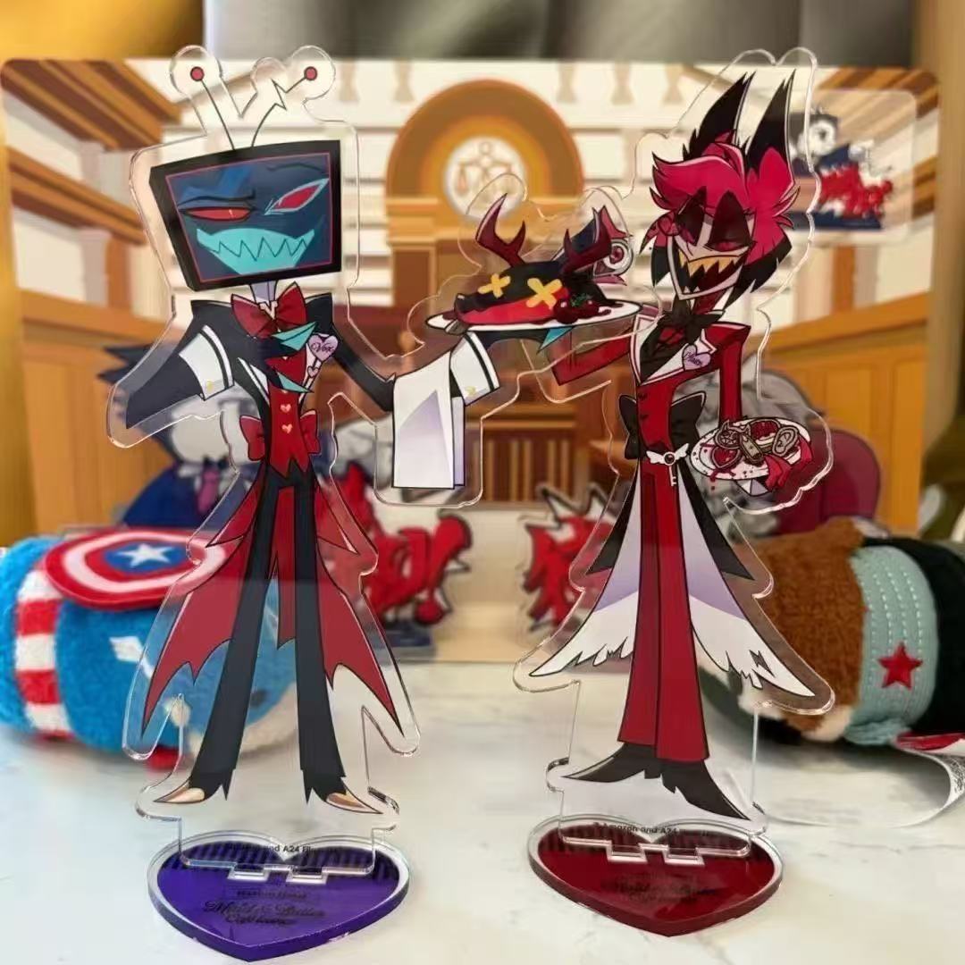 2 pçs hazbin anime periféricos - Given Anime Merchandise avaliação e preço