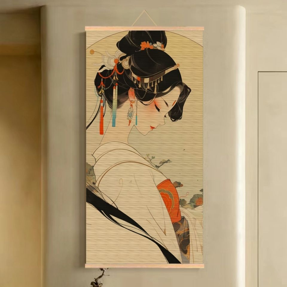 Tapeçaria de rolagem de bambu  - Wall Scroll Tapestry avaliação e preço