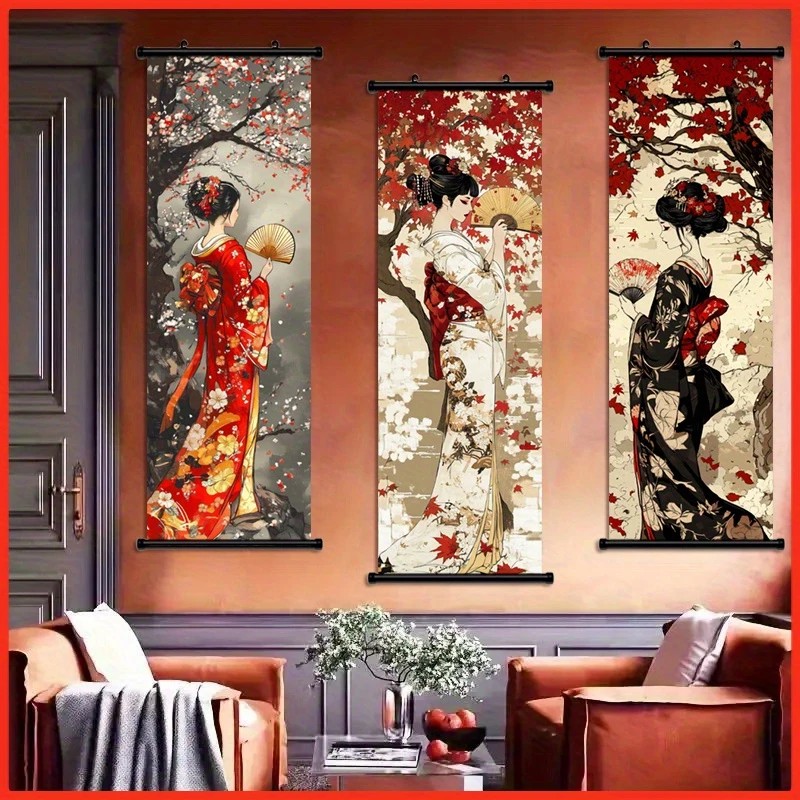 VIKAMA Conjunto de Tapeçaria d - Wall Scroll Tapestry avaliação e preço