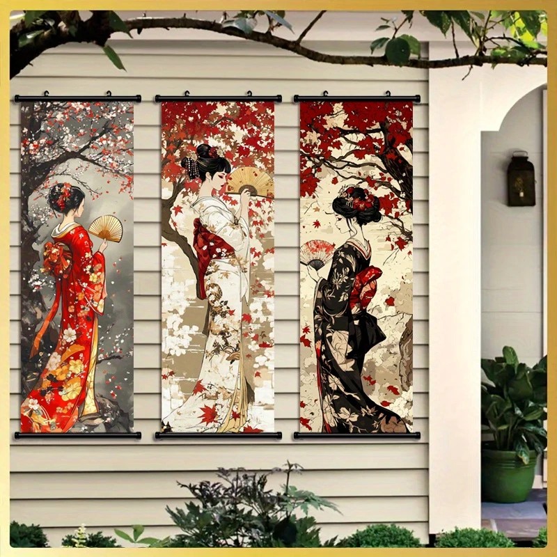 VIKAMA Conjunto de Tapeçaria d - Wall Scroll Tapestry avaliação e preço