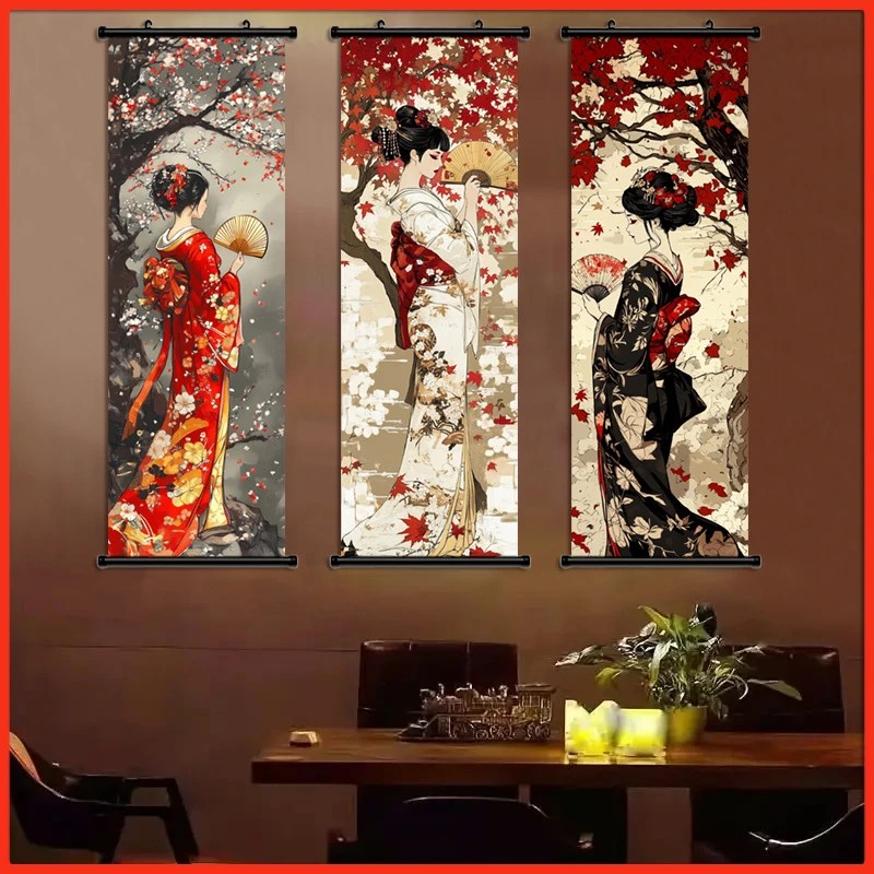 VIKAMA Conjunto de Tapeçaria d - Wall Scroll Tapestry avaliação e preço