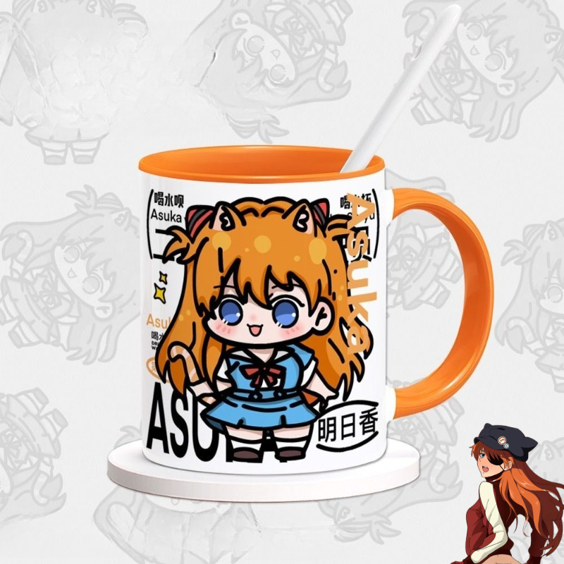 Caneca Criativa 2D Kawaii de E - Anime Merchandise Mugs avaliação e preço