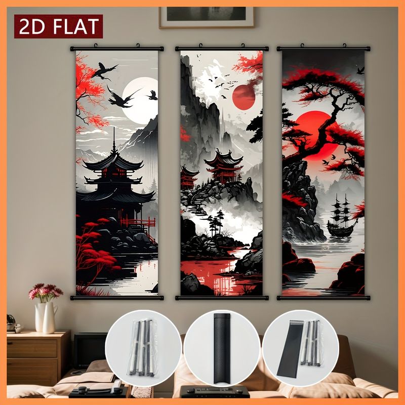 Tapeçaria Japonesa VIKAMA com  - Wall Scroll Tapestry avaliação e preço