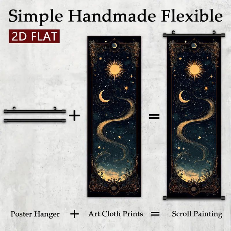 VIKAMA Tapeçaria de Parede com - Wall Scroll Tapestry avaliação e preço