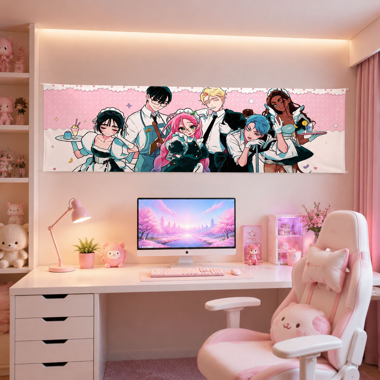 1pc Tapeçaria de Parede A-Alie - Wall Scroll Tapestry avaliação e preço